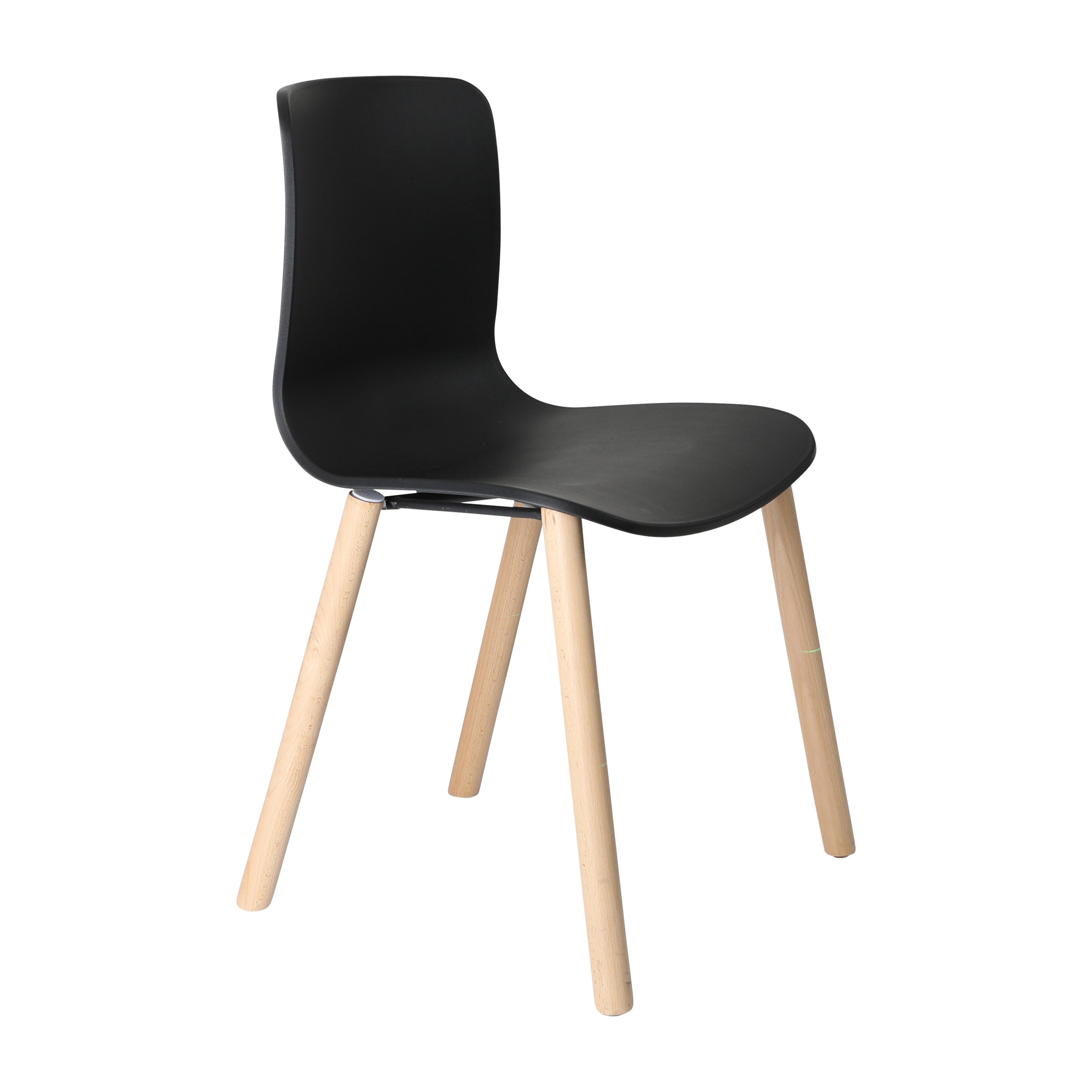 Acti Chair (Black / 4-leg Timber Frame)